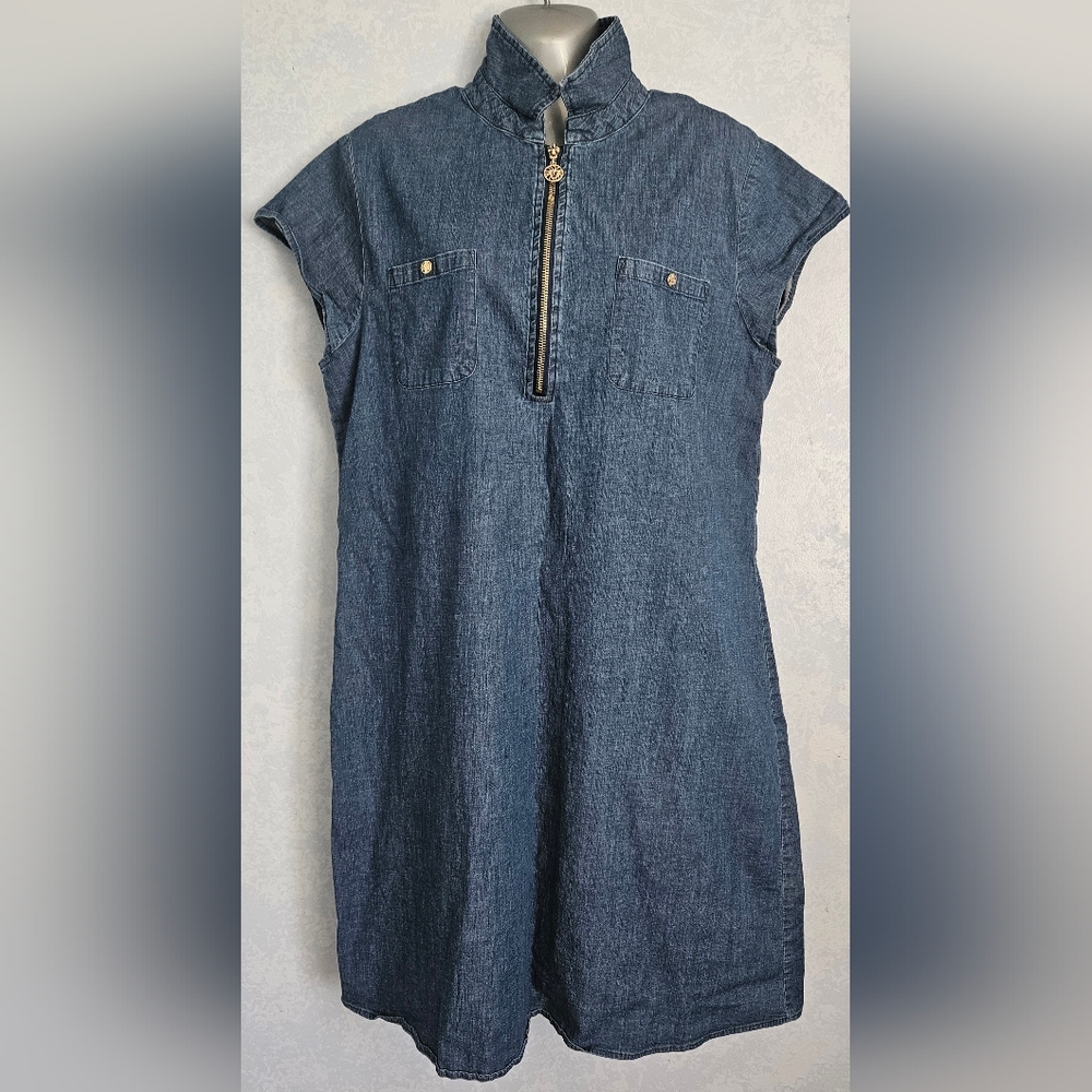 Anne Klein Blue Denim Dress
